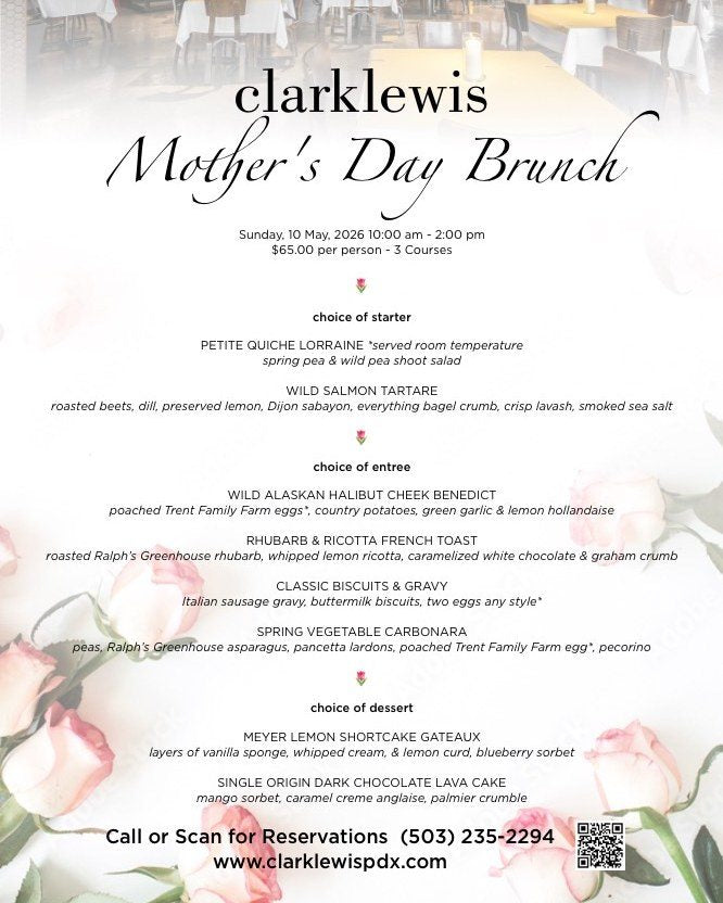Mother's Day Brunch at Clarklewis!